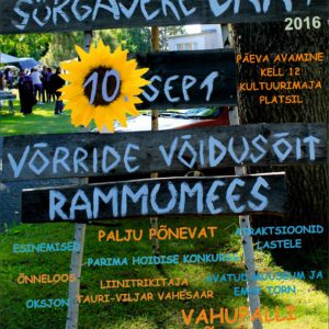 Sürgavere võrr 2016, Market day, VILLAGE DAY