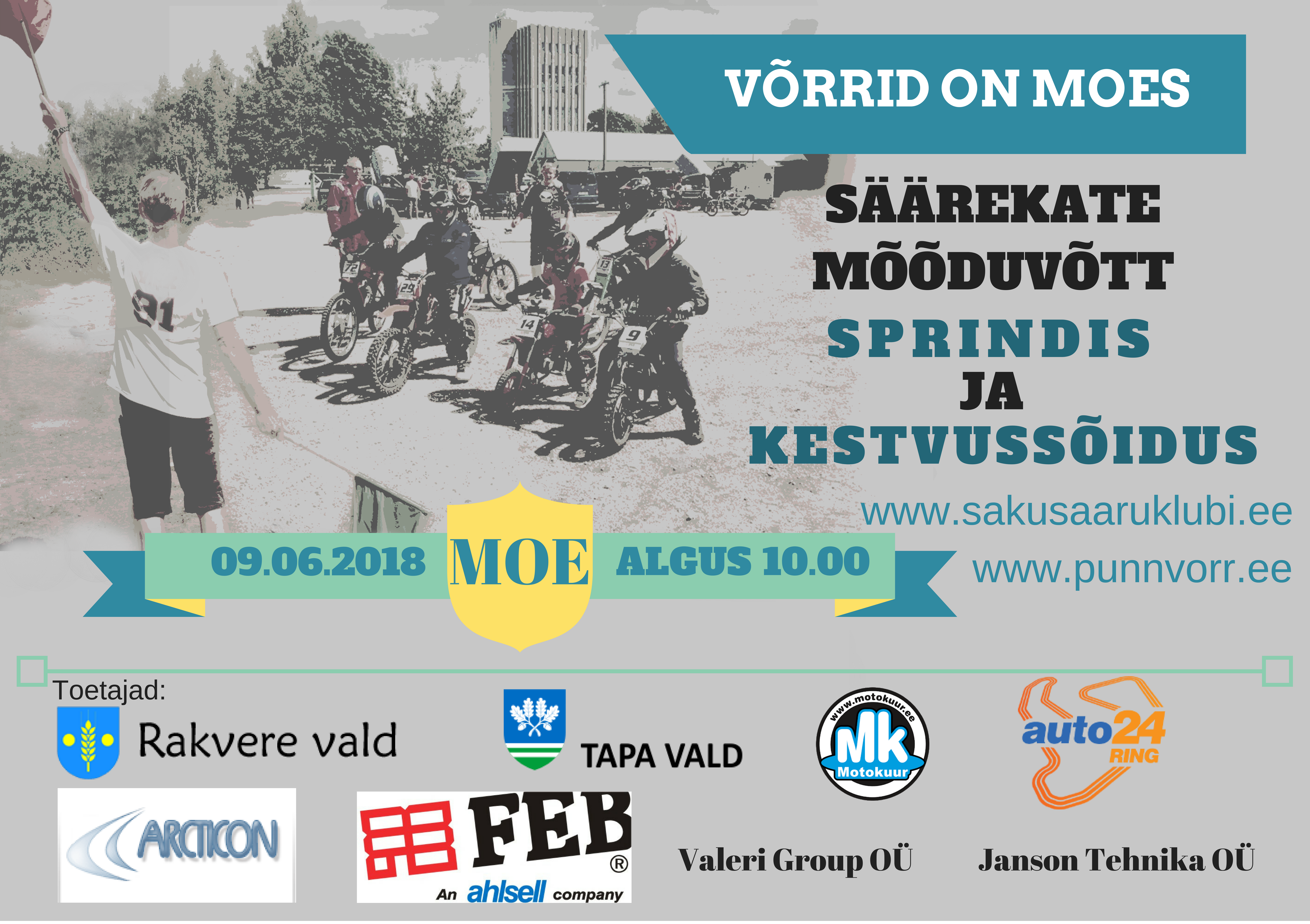 Punnvõrride ökosõidu race guide 9. June Moel.