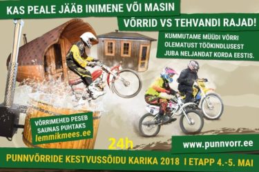 4 – 5 mai Tehvandi ööpäevasõit, kestvussõidu I etapp